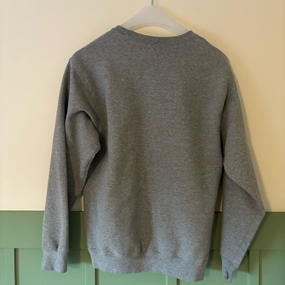 Custom Grey Crewneck Sweater – Men’s Medium - Picture 2 of 6